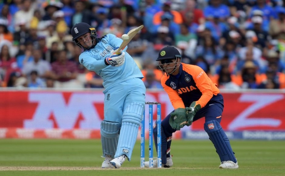 An on field image of a cricket game live between India and England that was streamed by Vidict